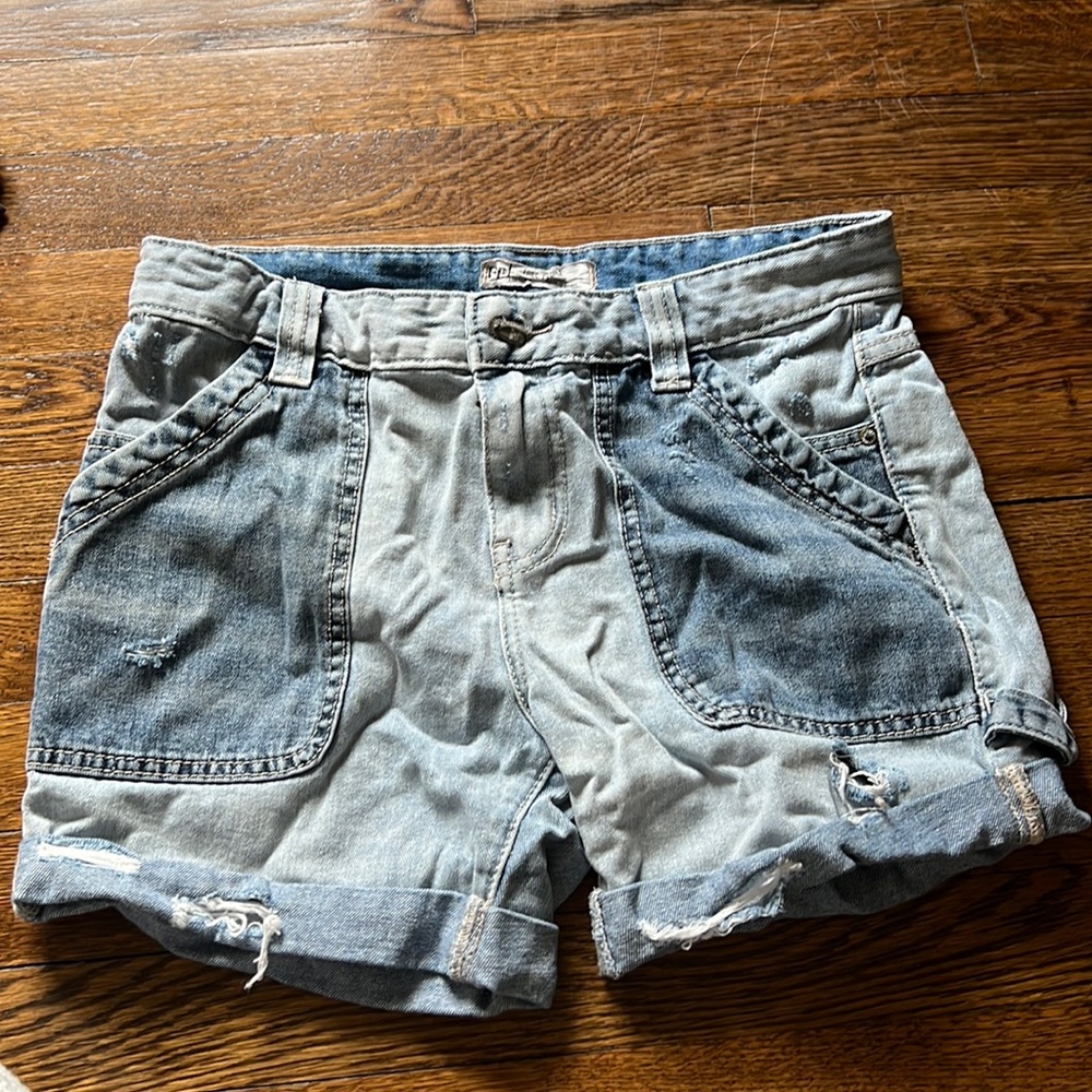 FREE PEOPLE JEAN SHORTS, SIZE 26